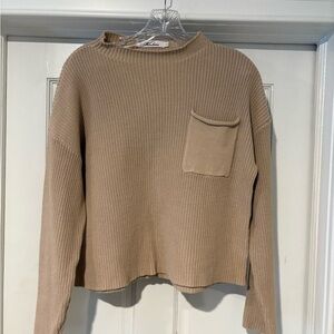 Prinbara Beige Knit Sweater